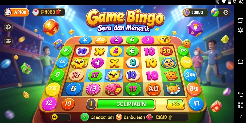 Screenshot gameplay API88 menampilkan suasana Bingo yang seru dan mendebarkan.