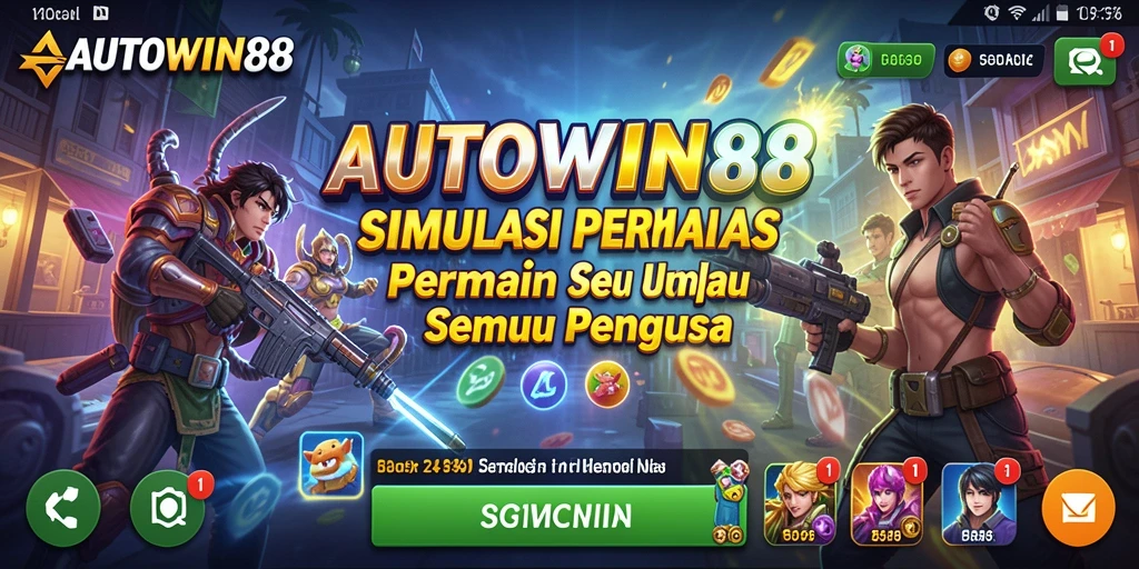 Tampilan gameplay menarik dari AUTOWIN88 dengan karakter dan misi yang beragam.