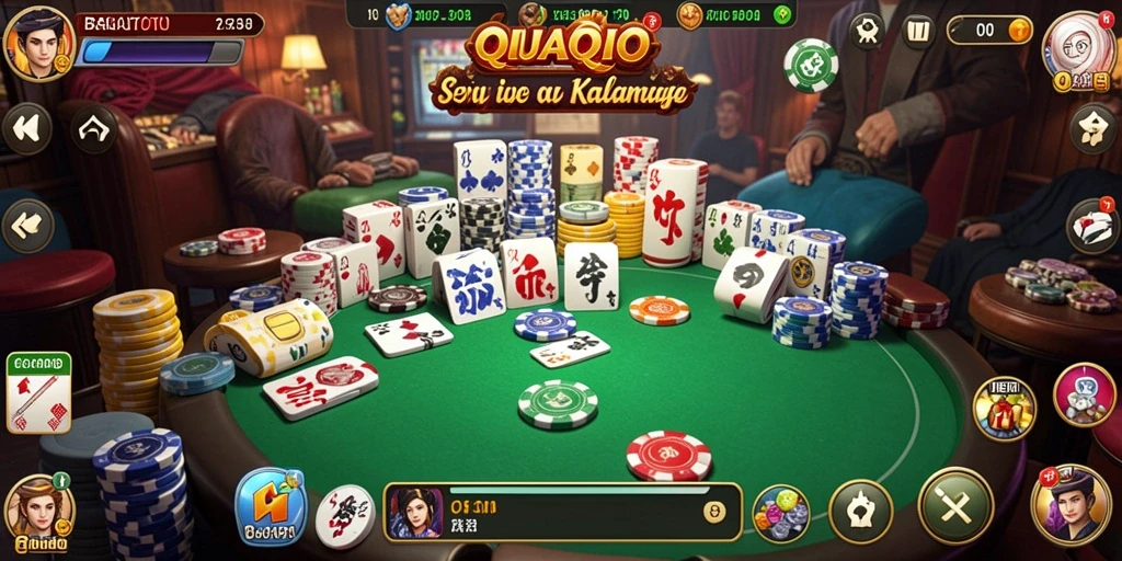 Tampilan seru gameplay BALAITOTO dalam sesi QiuQiu.