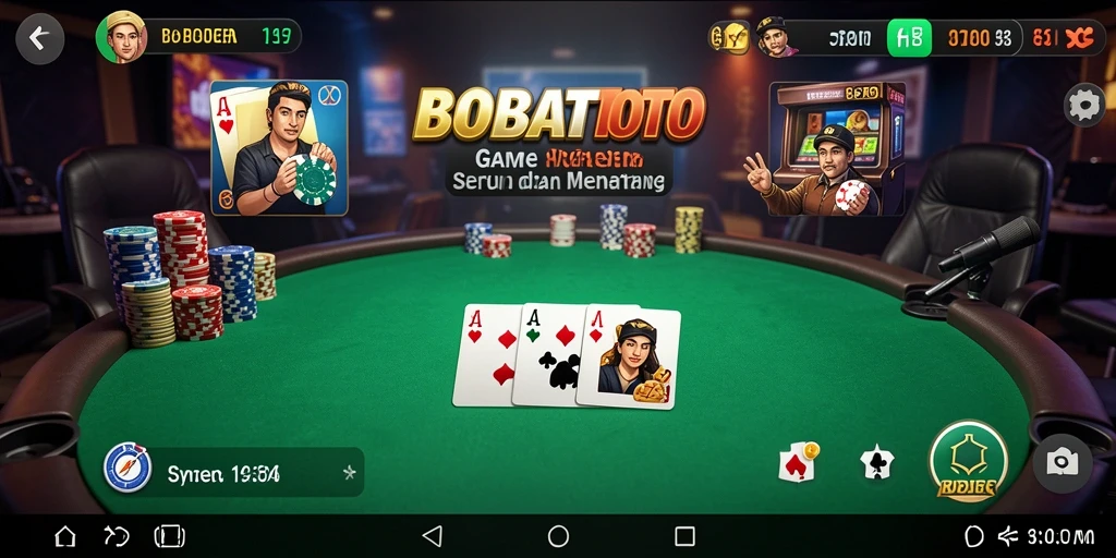 Tampilan gameplay menarik dari BOBATOTO di layar.