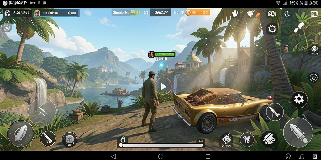 Tampilan gameplay <strong>DANAVIP</strong> yang menarik dan interaktif.
