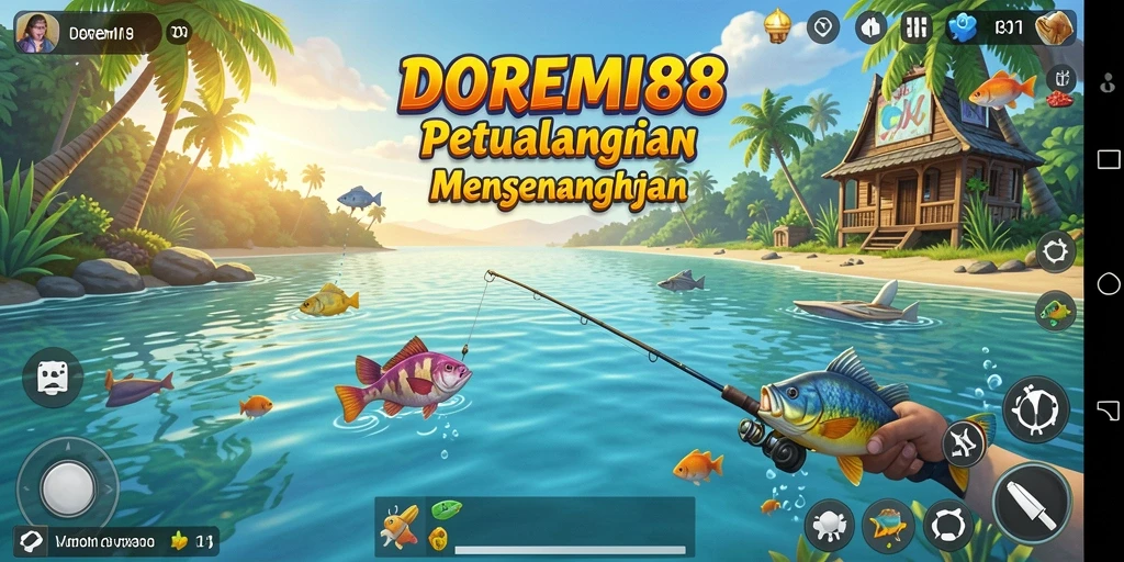 Tangkapan ikan besar dalam gameplay DOREMI88 yang seru.