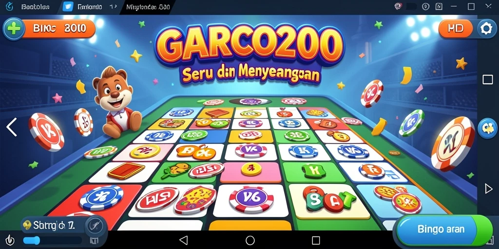 Tampilan gameplay Bingo yang menarik dan menyenangkan di GARCO200.
