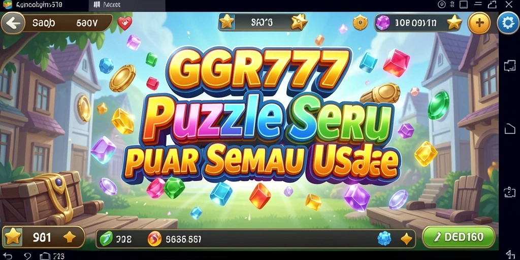 Tampilan gameplay <strong>GGR777</strong> yang penuh warna dan menantang.