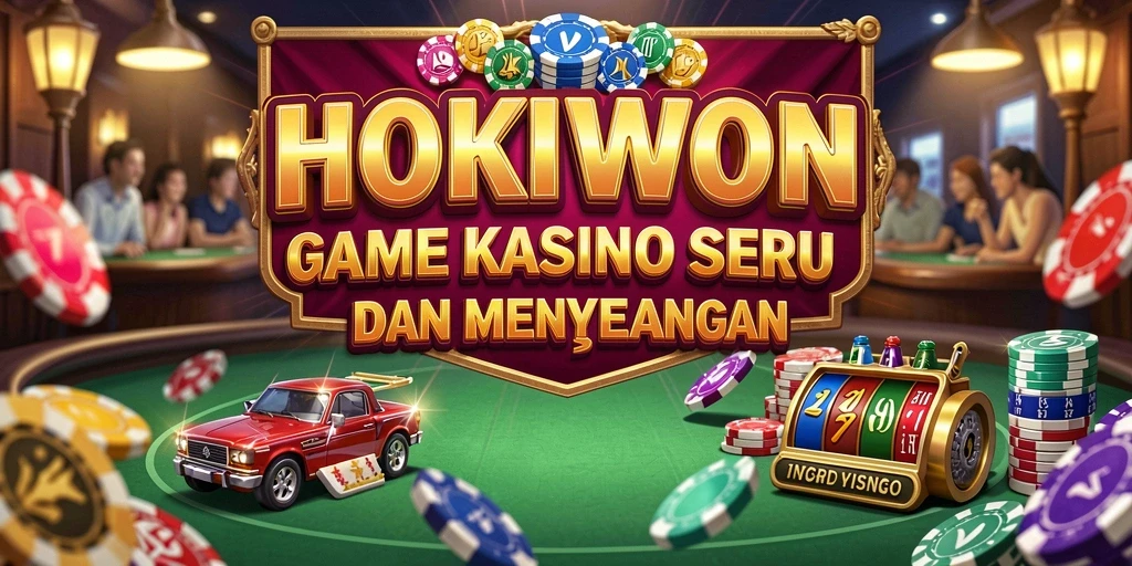 Tampilan gameplay HOKIWON yang penuh aksi di kasino.