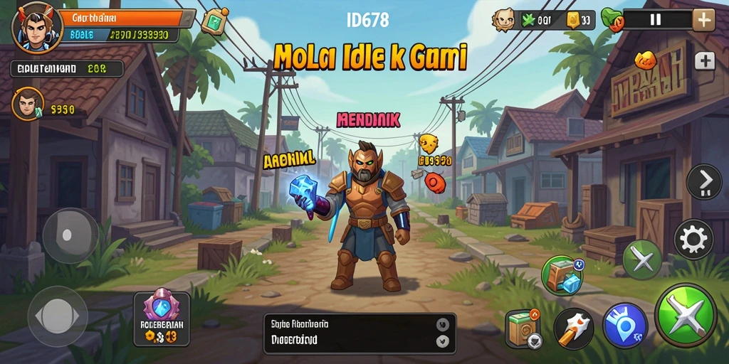 Screenshot ID678 menunjukkan gameplay santai dan interaktif yang mengasyikkan.