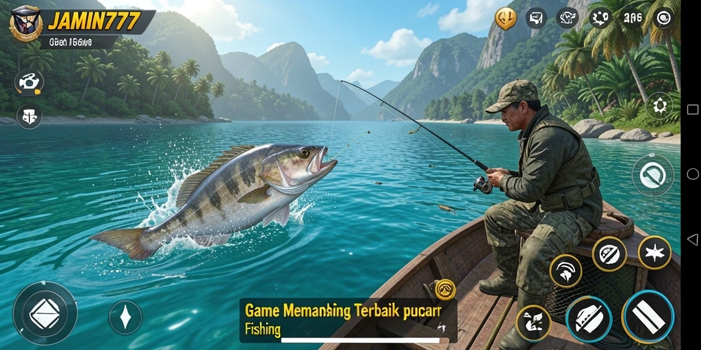 Tangkapan ikan besar dalam gameplay JAMIN777.