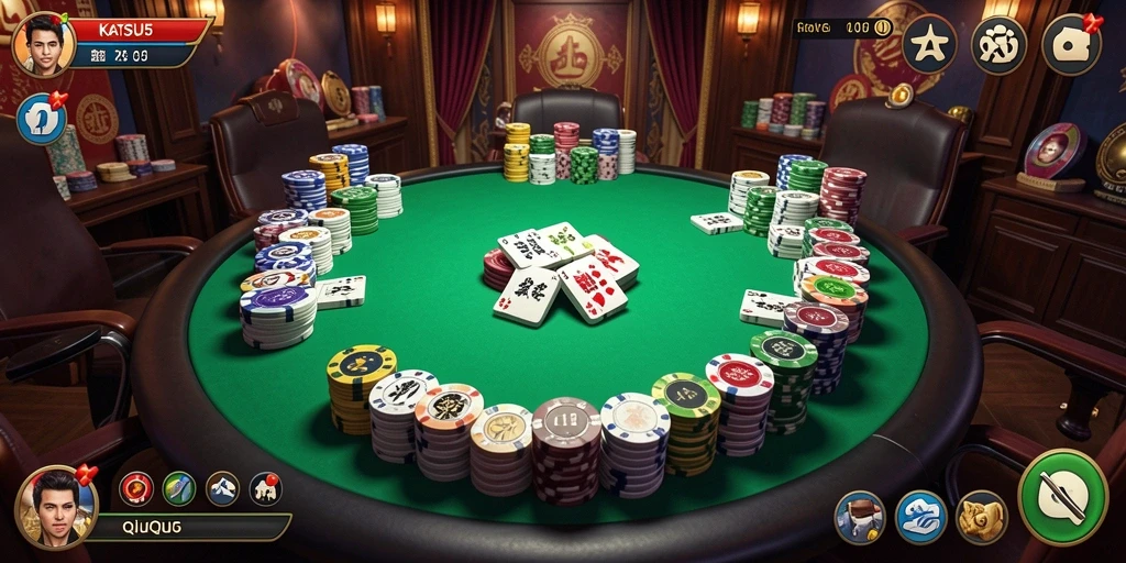 Screenshot gameplay QiuQiu KATSU5 yang seru.