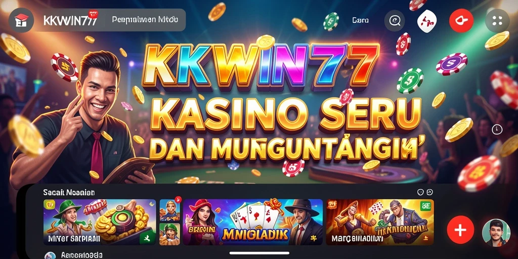 Tampilan seru gameplay KKWIN777 yang mendebarkan di layar sentuh.