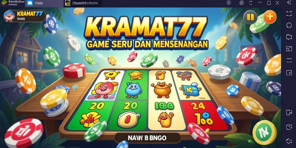 Screenshot gameplay Bingo KRAMAT77 yang mengasyikkan.