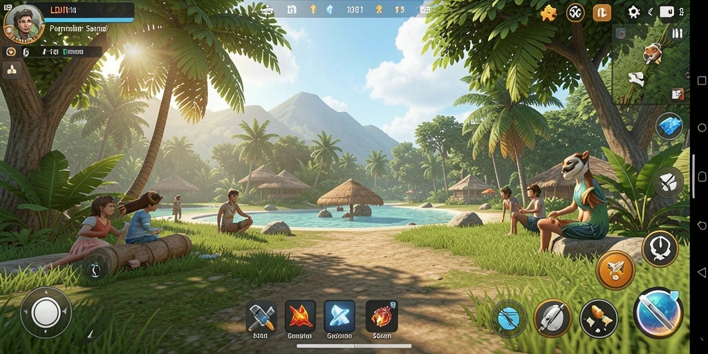Screenshot LDN11 menampilkan gameplay santai dan menyenangkan.