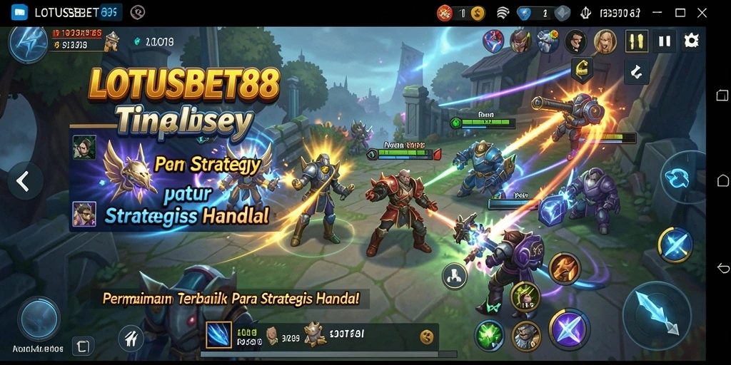 Tampilan gameplay seru dan strategis di LOTUSBET88.