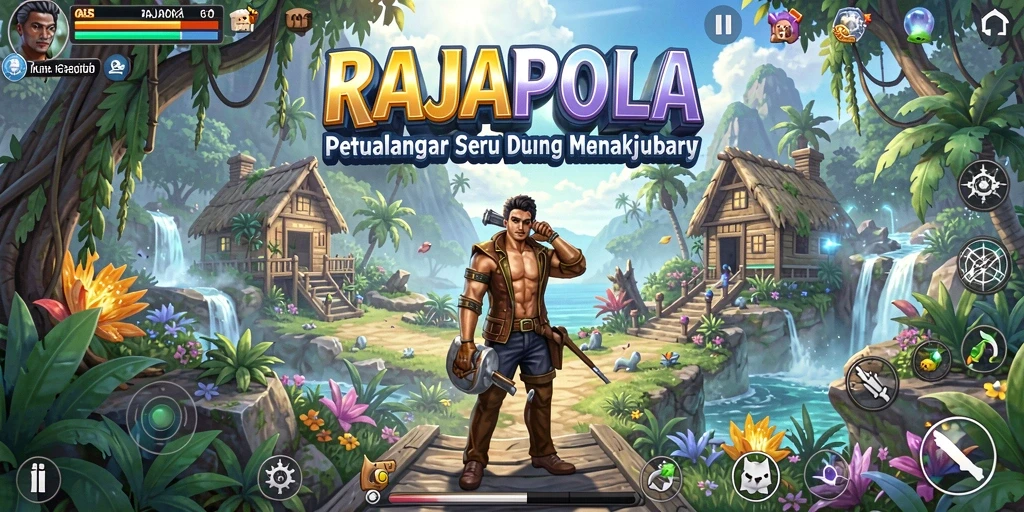 Gameplay RAJAPOLA yang mendebarkan dalam setiap petualangan.