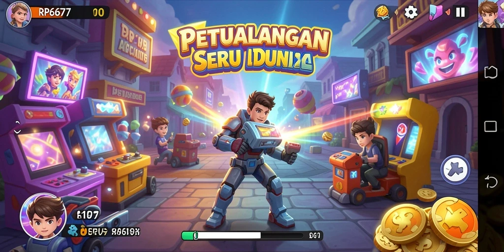 Tampilan menegangkan dari gameplay seru RP6677.