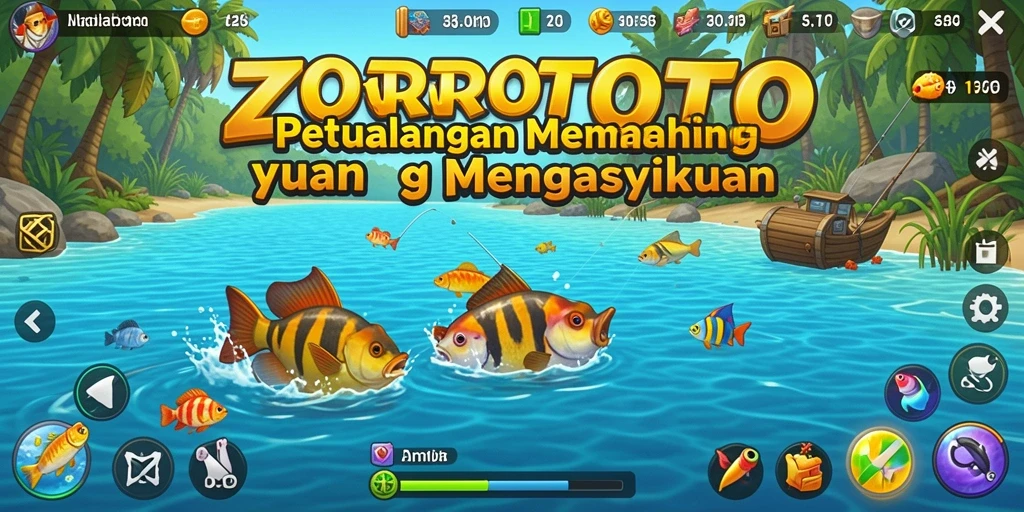 Tangkapan besar dalam gameplay ZOROTOTO yang memikat.