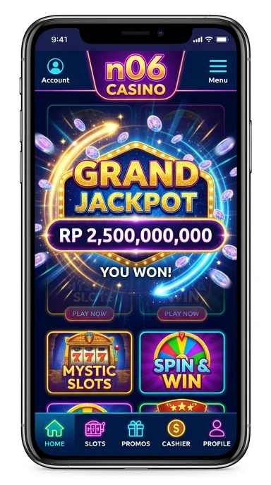 Tampilan antarmuka n06 yang sederhana dan mudah digunakan.